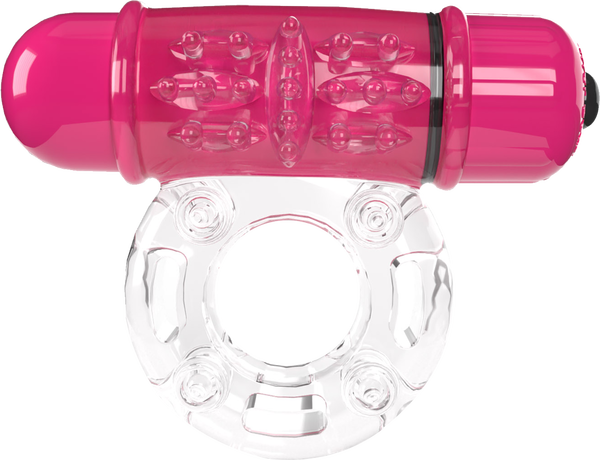 Screaming O-Owow Super Powered Cock Ring Strawberry