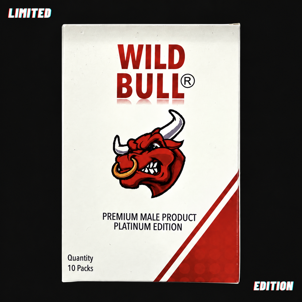 Wild Bull Whites LIMITED EDITION Male Performance Pills (10 Pack)